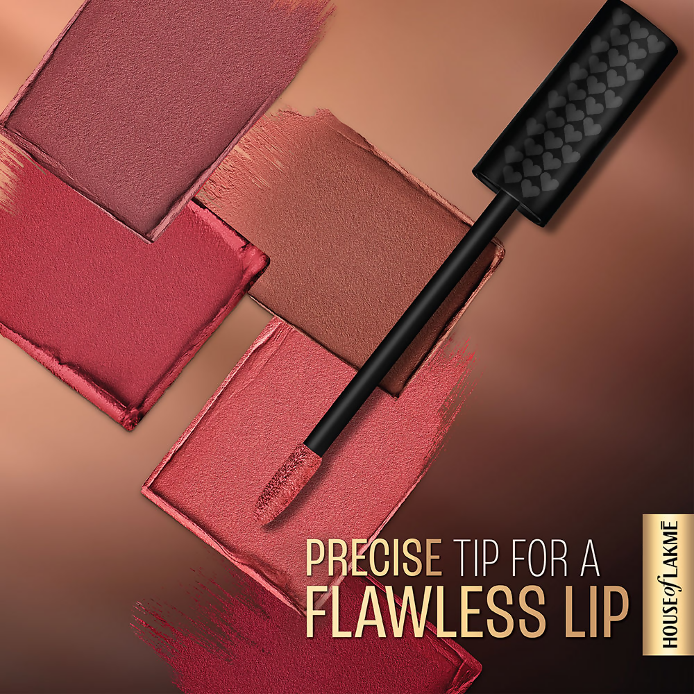 Lakme Xtraordin-Airy Velvet Matte Lip Mousse - Rebound Red