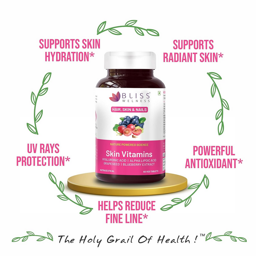 Bliss Welness Skin Multivitamin Tablets - Distacart