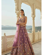 Lehenga Mart Designer Indian Wedding Lehenga Choli-Lavender - Distacart