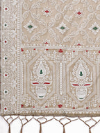 Shree Shyam Fashion Pankhuri Brown Linen Cotton Saree