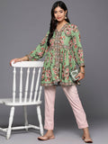 Ahalyaa Women's Traditional wear Tunic - Green