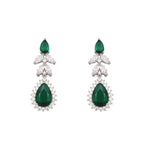 Nuyug Celestial Emerald Cubic ZIrcon Necklace Set