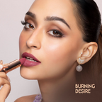 Nykaa Cosmetics X Bridgerton Creamy Matte Longwear Lipstick - Burning Desire
