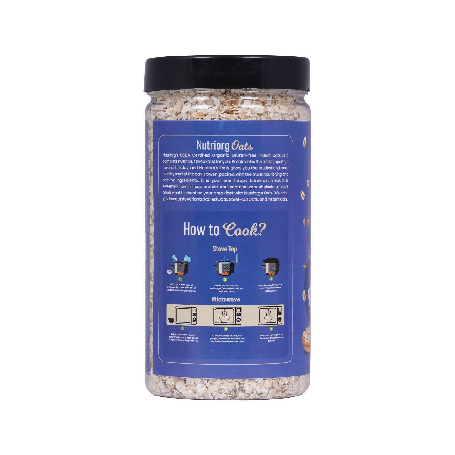 Nutriorg Certified Organic Instant Oats - Distacart