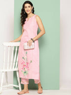 Ahalyaa Women's Traditional wear Kurta Set - Pink
