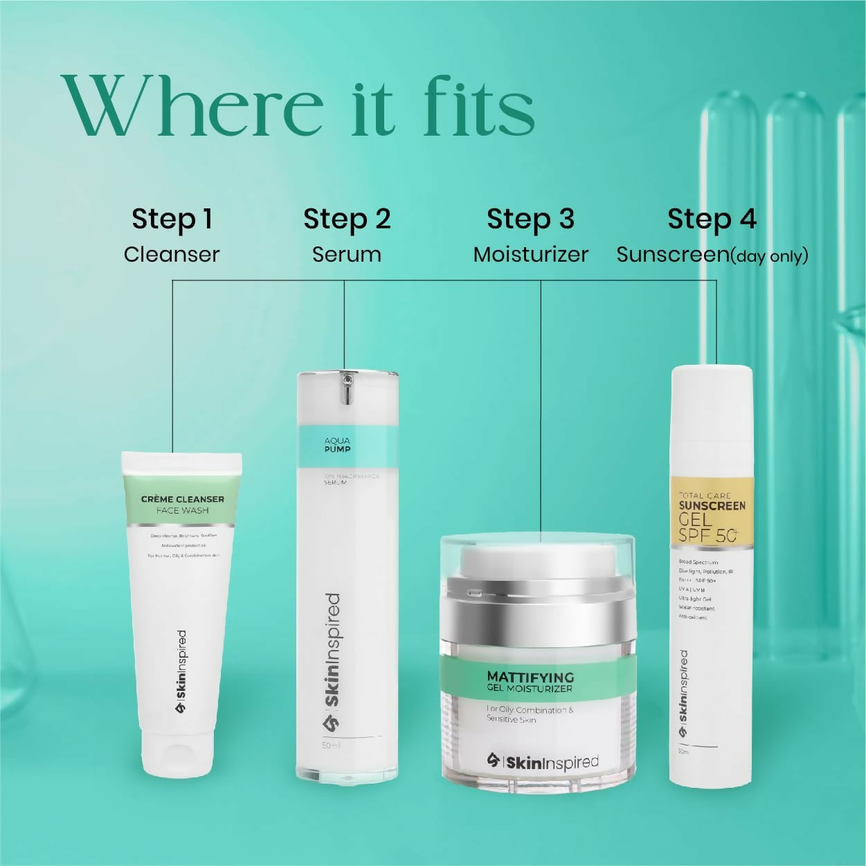 SkinInspired Aqua Pump 10% Niacinamide Face Serum