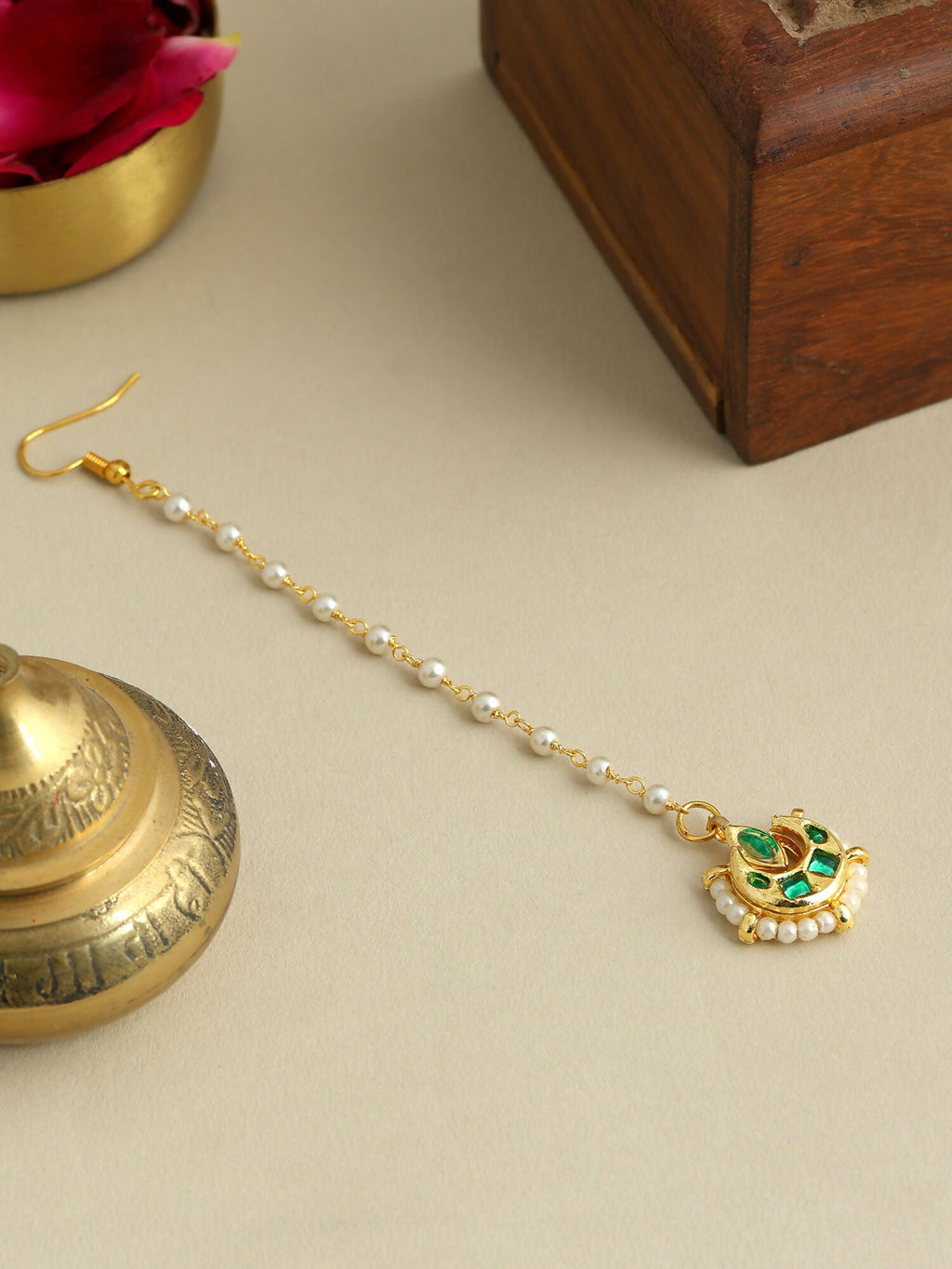Ruby Raang Sundari Maang Tikka - Distacart