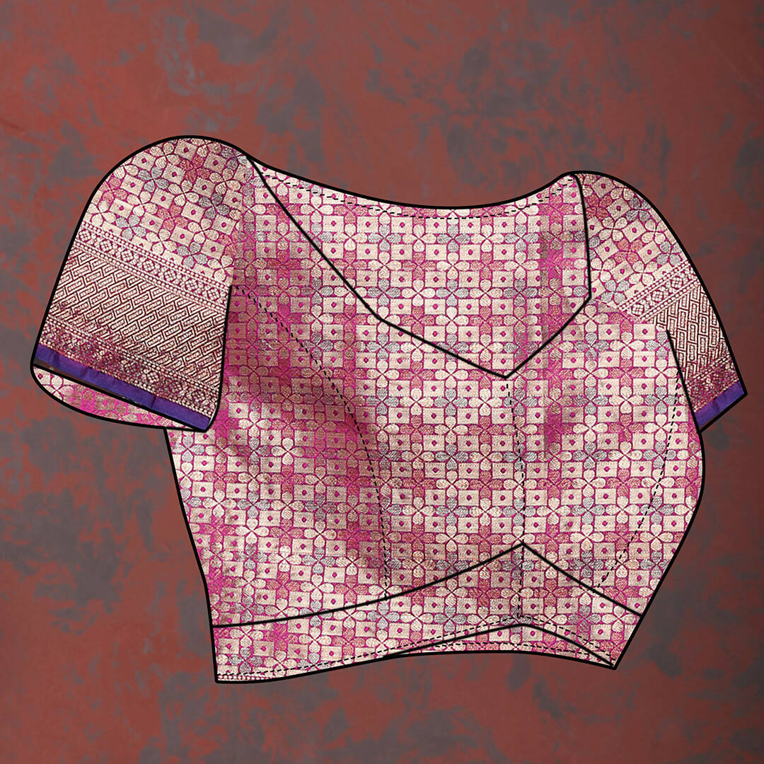Lorenvalley Fashion Rama Soft Silk Woven Design Zari Weaving Saree