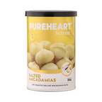 Pureheart Nutreat Salted Macadamia|Premium Dry Roasted Macadamia Nuts - Distacart