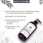 Glamveda Charcoal Shampoo Anti Dandruff & Healthy Hydration