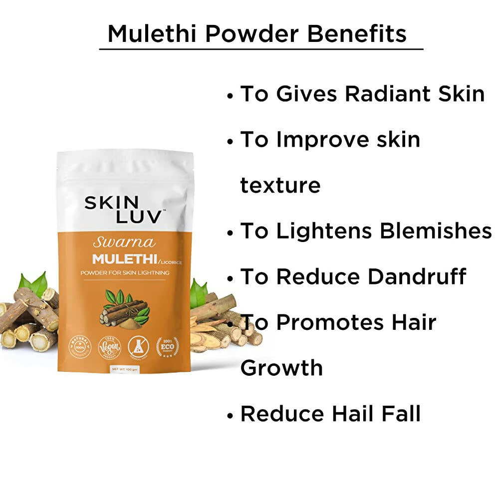 SkinLuv Swarna Mulethi / Licorice Powder For Skin Lightening