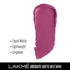 Lakme Absolute Matte Melt Mini Liquid Lip Color - Nomad Pink