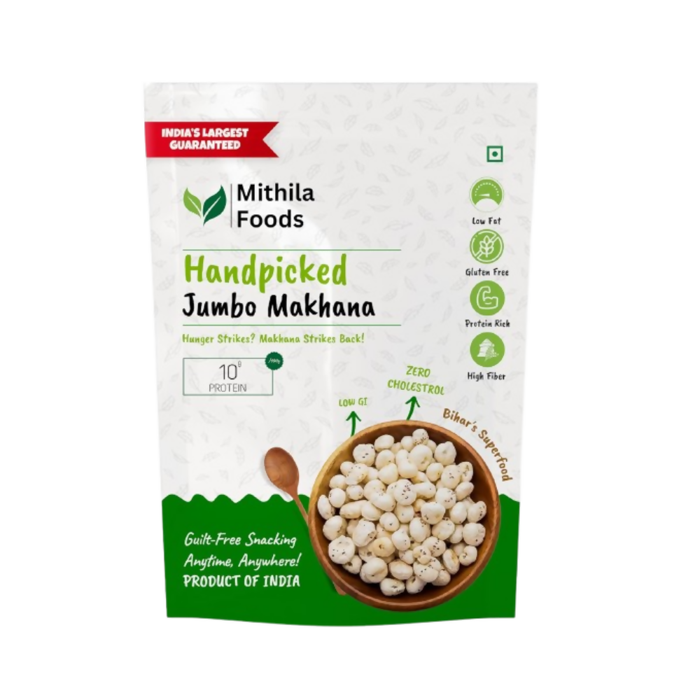 Mithila Foods Authentic Bihari Jumbo Hand-Picked Phool Makhana - Distacart