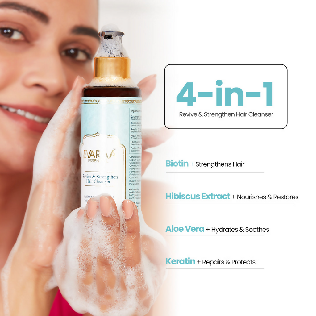 Evaraa Essential Revive & Strengthen Hair Cleanser