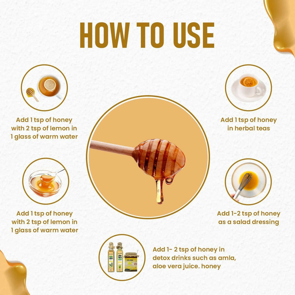 Upaveda Certified Organic Raw Honey