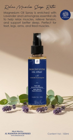 Al Masnoon Magnesium Oil Spray for Better Sleep & Muscle Relaxation