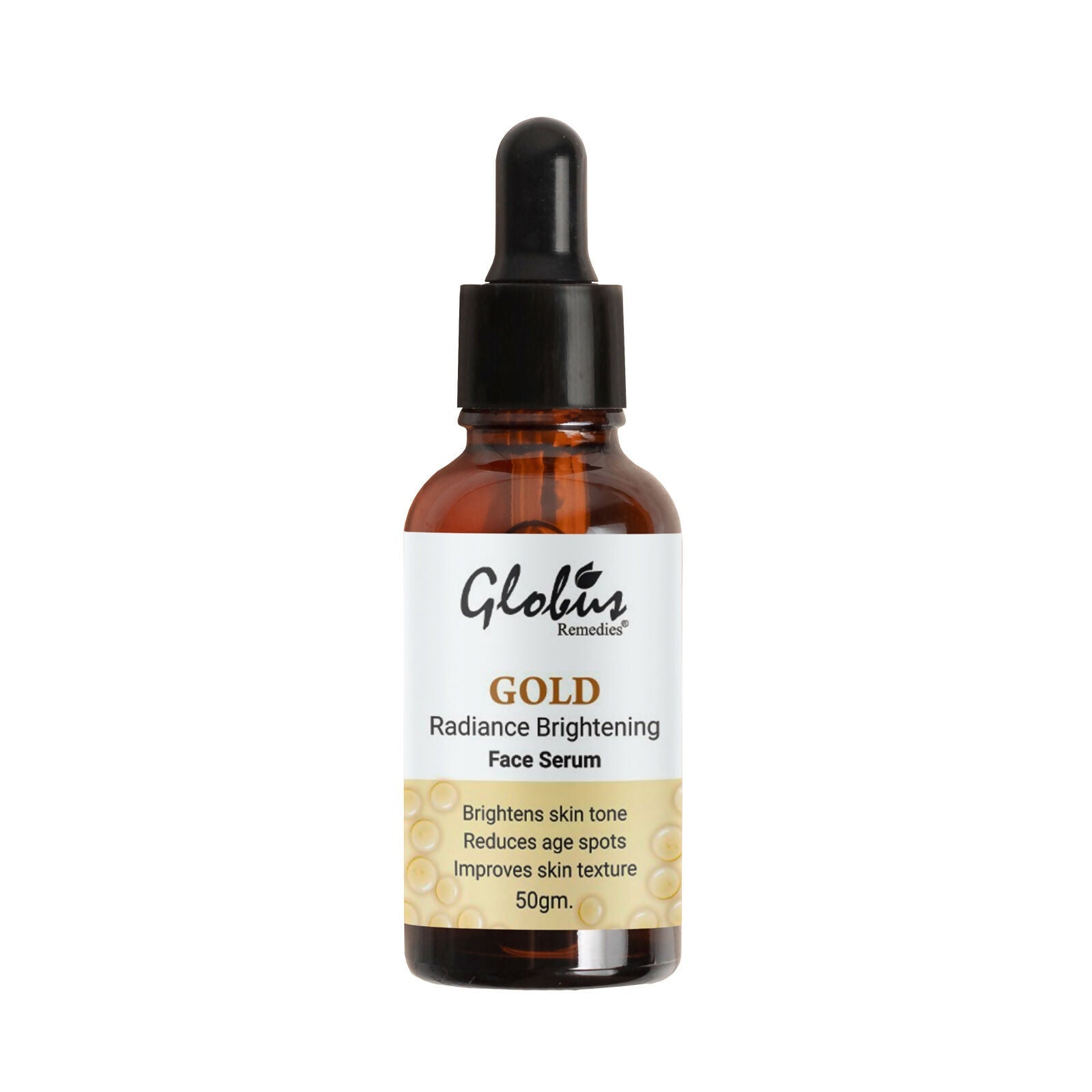 Globus Remedies Gold Radiance Anti Aging Face Serum, For Skin Lightening & Dark Spots Removal - Distacart