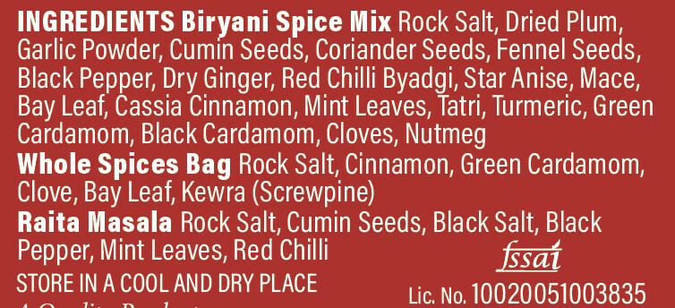 Uttam Spices Biryani Kit Restaurant like Taste - Distacart