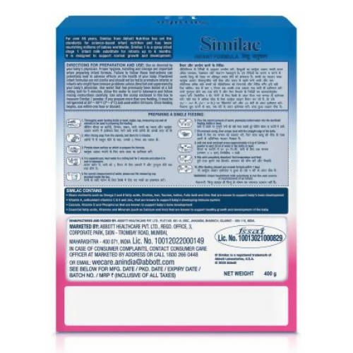 Similac Infant Formula (Stage 1) up to 6 months - Distacart