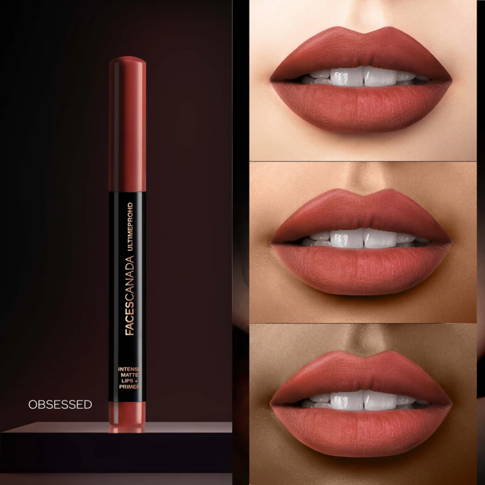 Faces Canada Ultime Pro HD Intense Matte Lips + Primer - Obsessed 15