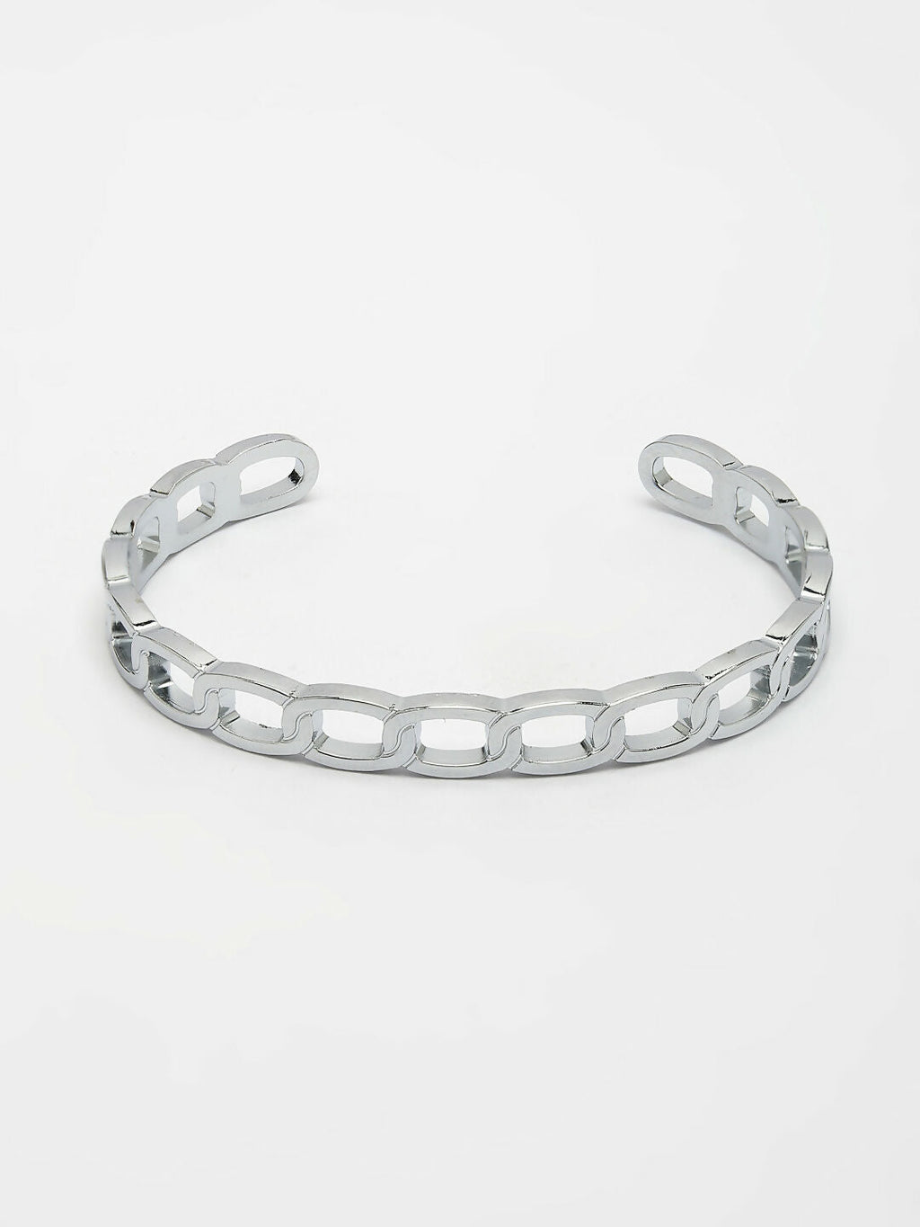 NVR Men's Silver-Plated Metal Cuff Bracelet - Distacart
