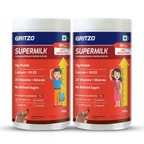 Gritzo SuperMilk Growth+ (Formerly Height+) (13+y Boys & Girls) 13g Protein Powder - Double Chocolate
