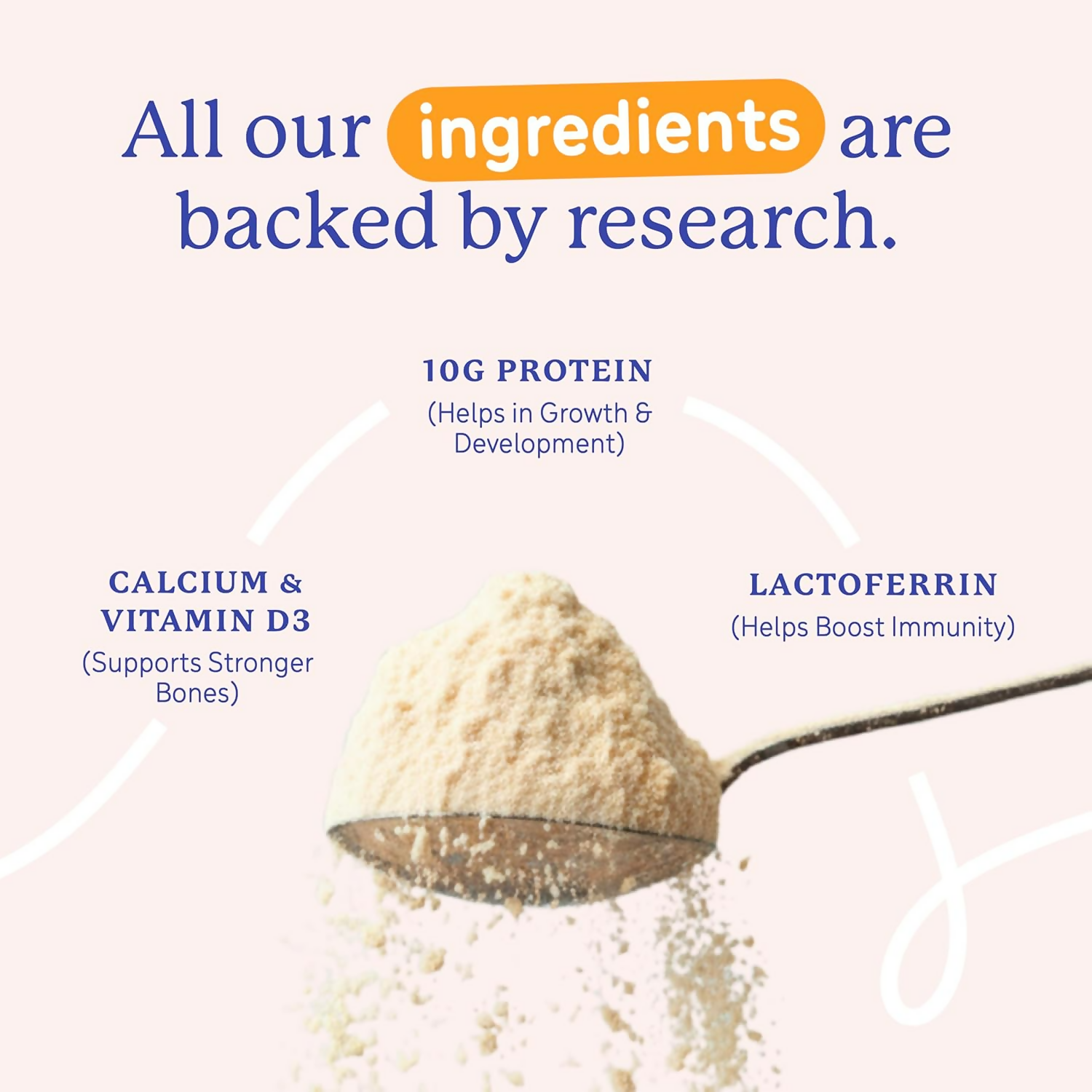 Gritzo SuperMilk Growth+ (Formerly Height+) Unsweetened Drink Mix (7-12y Boys), 10g Protein Powder (Creamy Vanilla)