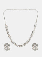 Stone Neckpiece with Studs- Ruby Raang