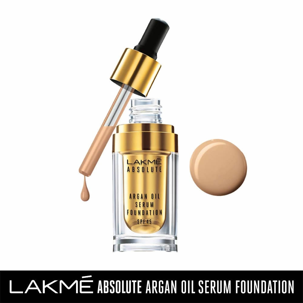 Lakme Absolute Argan Oil Serum Foundation With Spf 45 - Rose Silk