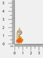 Ruby Raang Kesar Phool Earrings - Distacart