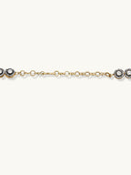Nuyug 22k Gold Plated Multi-Layered Necklace