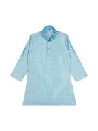 Joban Fashion Kids Island stylish Tikli work Nehru Jacket Full Sleeves Kurta, Pyjama Set - Sky Blue - Distacart