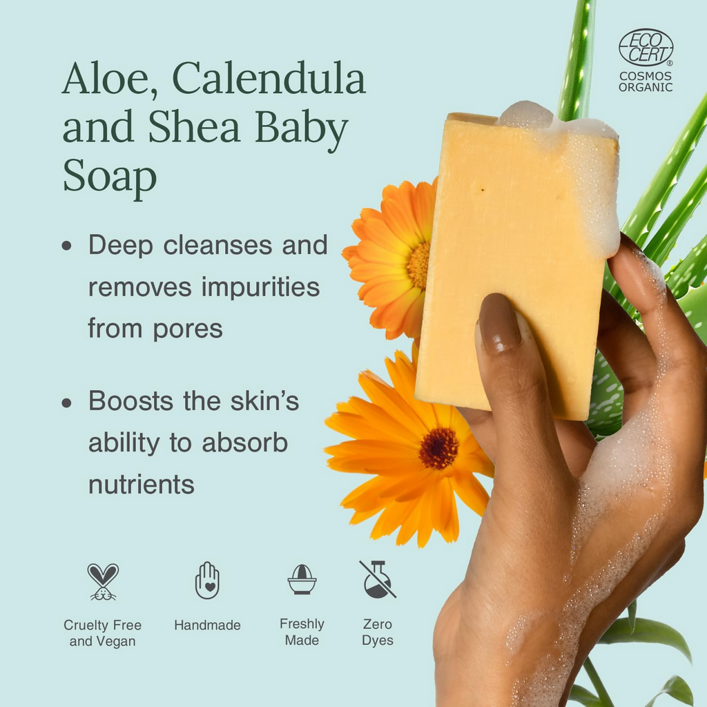 Juicy Chemistry Ultra-Moisturising & Luxurious Organic Soaps, Aloe & Calendula
