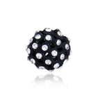 Trendoo Jewelry Gold Plated Stylish Fancy Black Studs