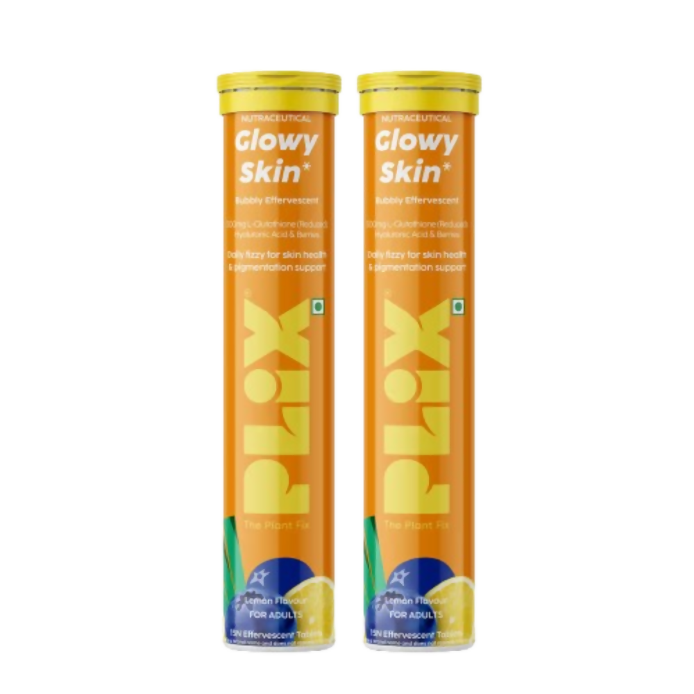 PLIX The Plant Fix Glutathione Skin Tablets With L-Glutathione & Vitamin C - Lemon