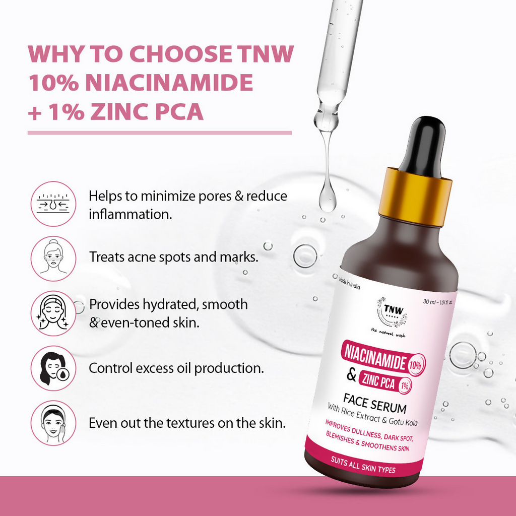 The Natural Wash 10% Niacinamide + 1% Zinc PCA Face Serum