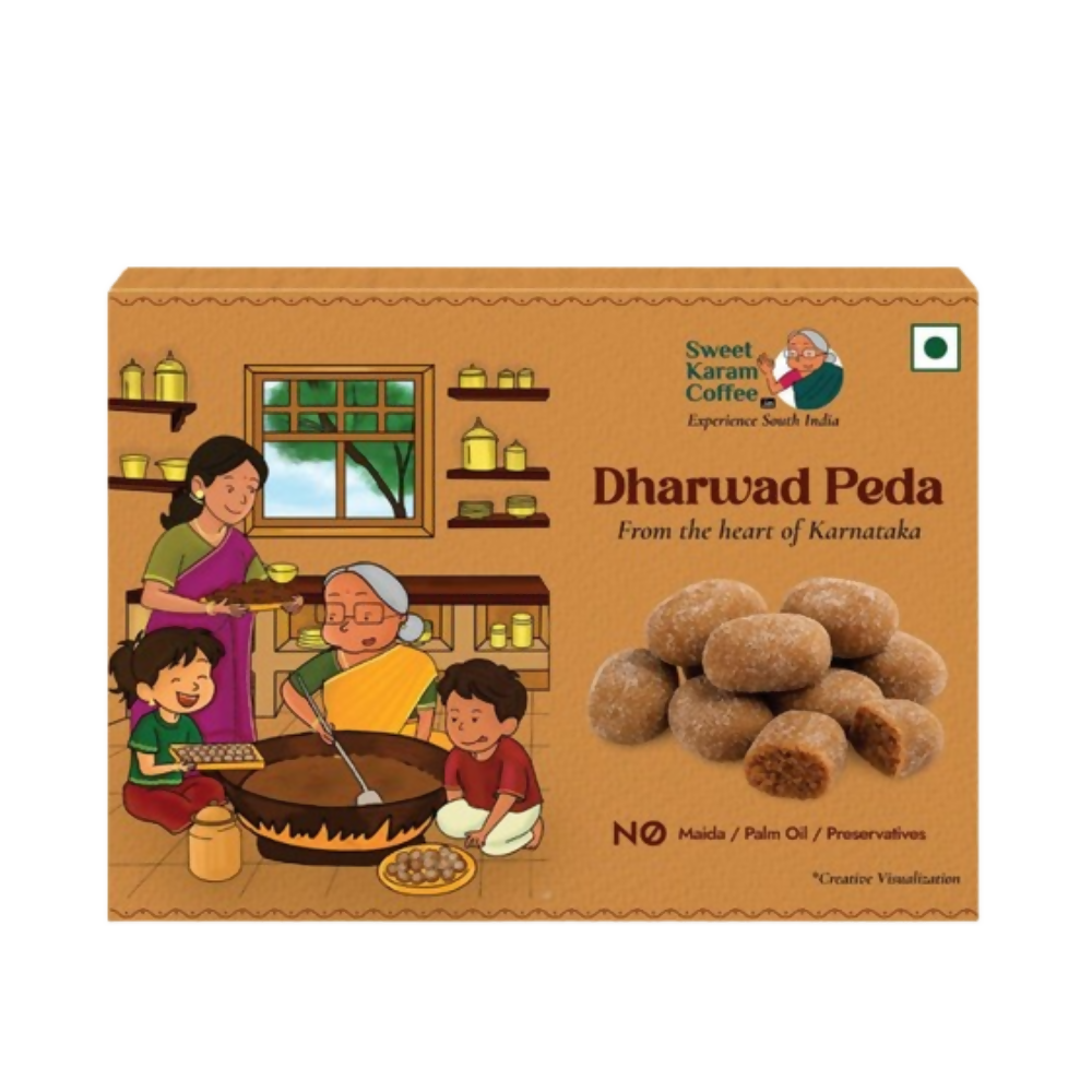 Sweet Karam Coffee Dharwad Peda (Traditional Milk Sweet) - Distacart