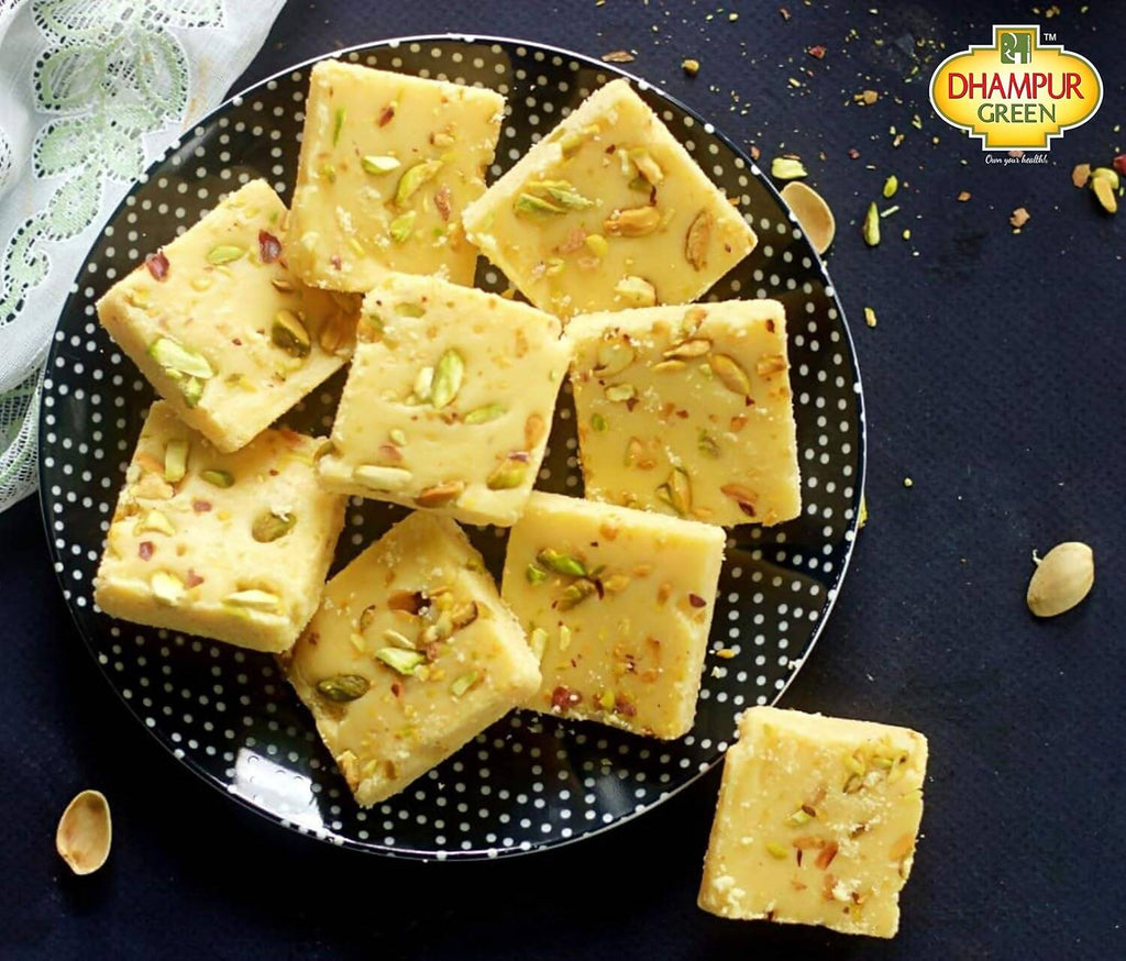 Dhampur Green Gur Chana Badam Bite - Distacart