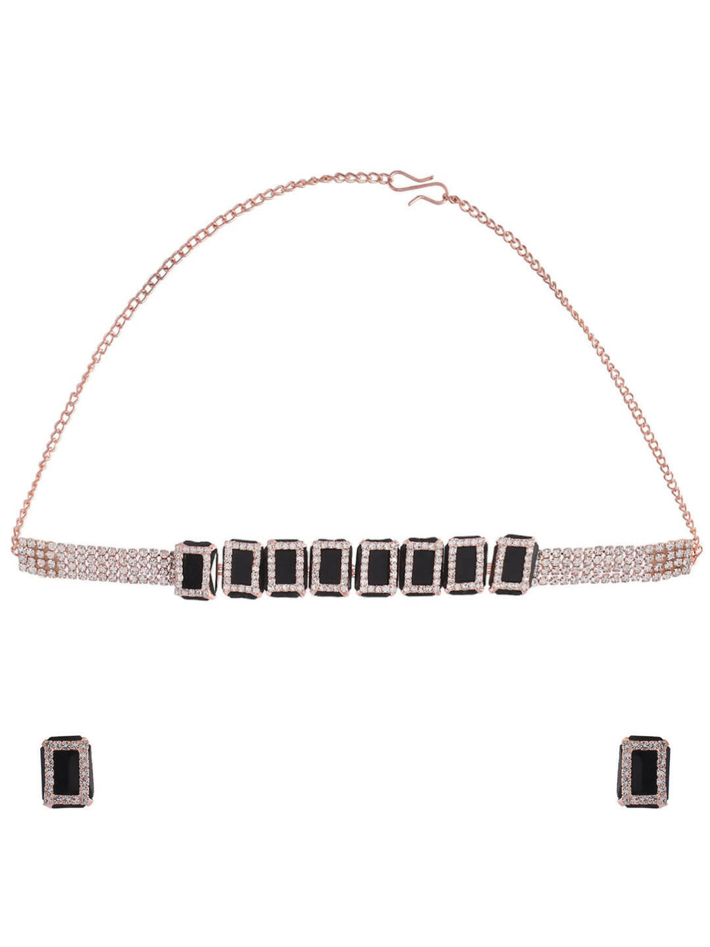 VOJ Women Gold Color stainless steel Jewellery Set - Distacart