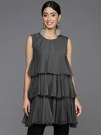 Ahalyaa Women's Traditional wear Tunic - Grey