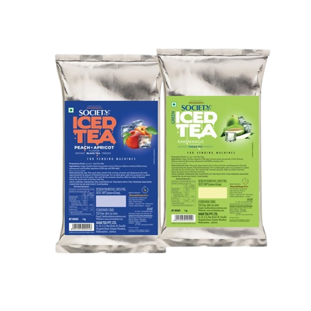 Society Peach Apricot& Raw Mango Iced Tea Combo