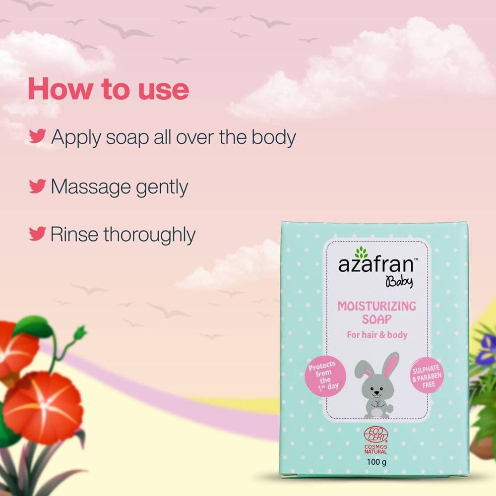 Azafran Baby Moisturizing Soap