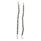 Mominos Fashion Kamal Johar Oxidised Silver Butterfly Anklets