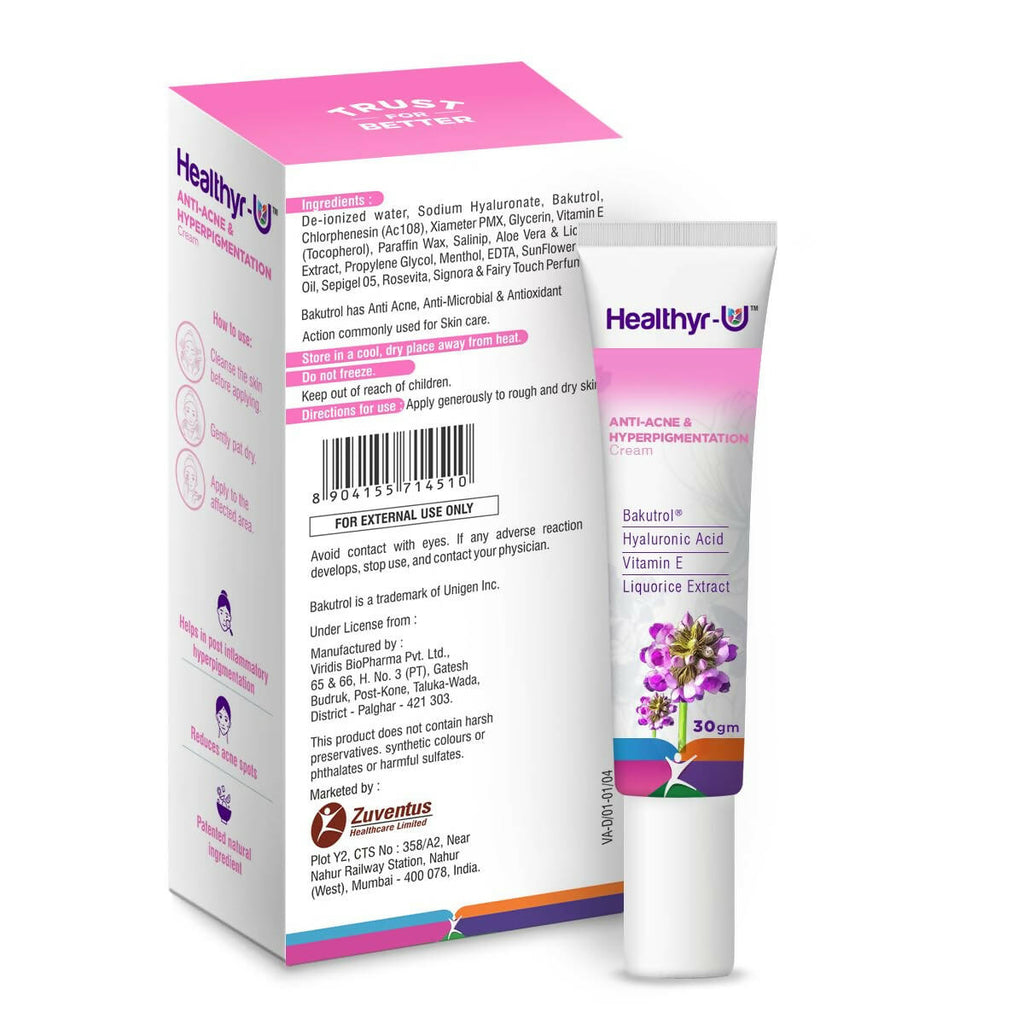 Healthyr-U Anti Acne & Hyperpigmentation Cream