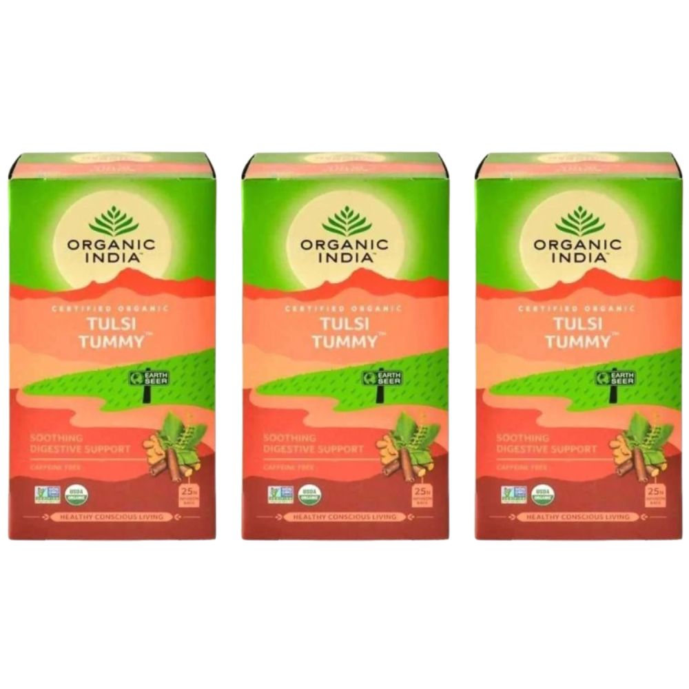 Organic India Tulsi Tummy 25 Tea Bags - Distacart