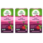 Organic India Tulsi Sweet Rose 25 Tea Bags - Distacart