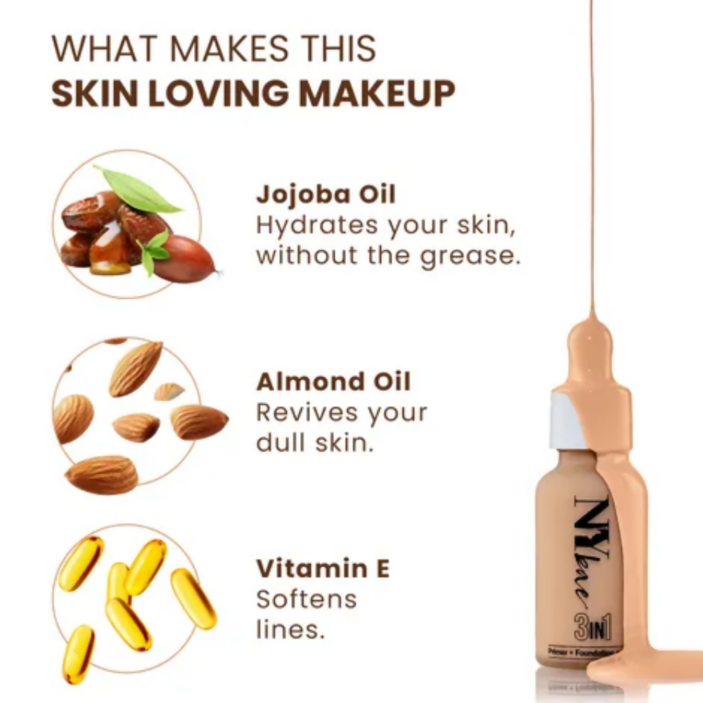 NY Bae 3 IN 1 Serum Foundation - Warm Honey 14