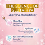 Vaseline Healthy Bright Daily Brightening Body Lotion & Gluta-Hya Dewy Radiance Serum-In-Lotion Combo - Distacart