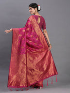 Shree Shyam Fashion Silk Pink Saree - Distacart
