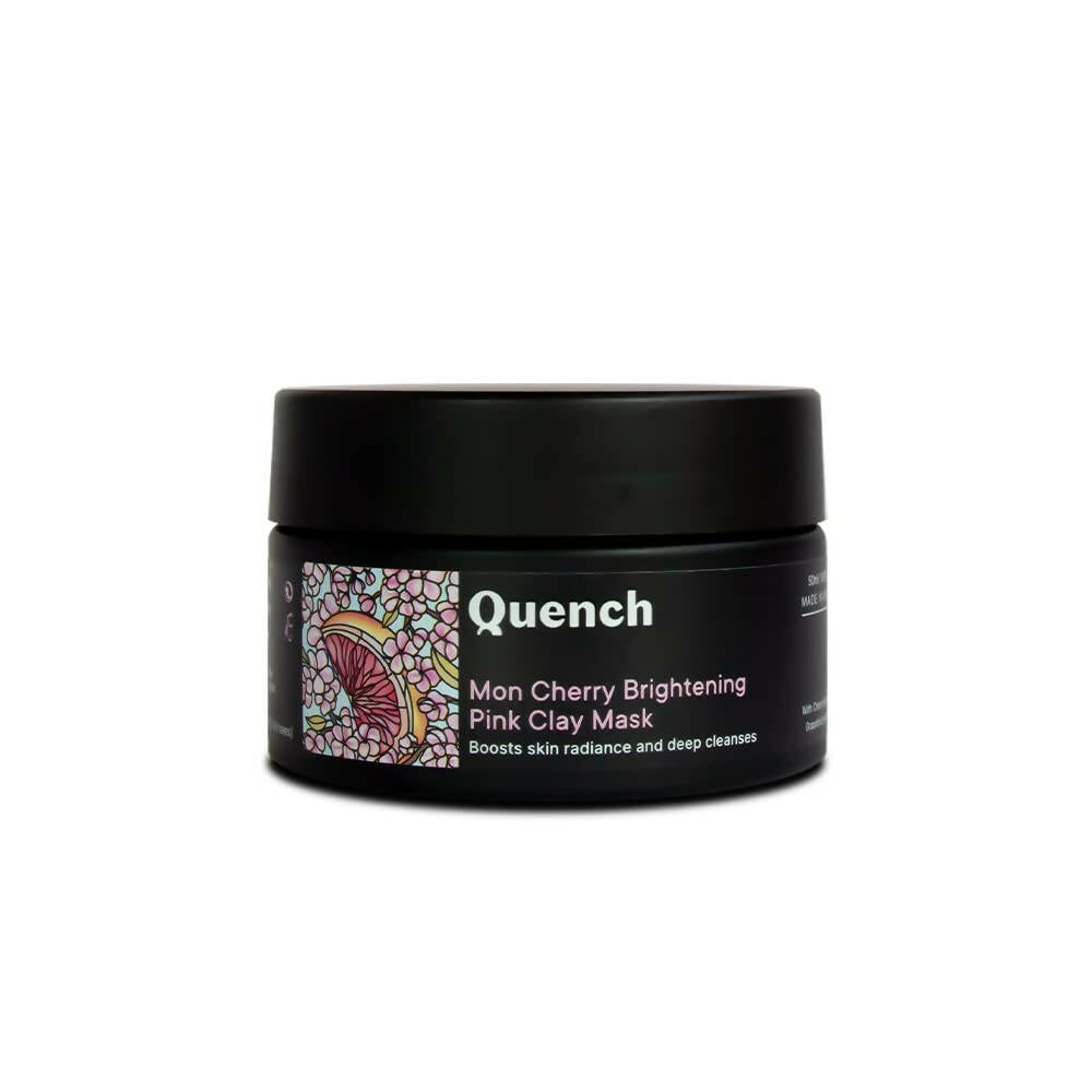 Quench Botanics Mon Cherry Brightening Pink Clay Mask - Korean Skincare